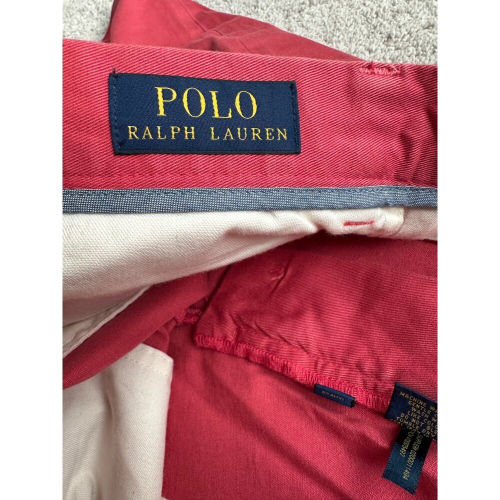 Polo Ralph Lauren Mens Nantucket Red Classic Fit 9" Cotton Short Size 30 - Picture 2 of 9